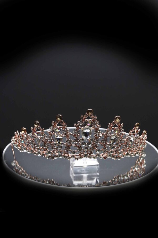 Queen Lorraine Rose Gold- vintage baroque spectacular tiara - My Roial Ears LTD