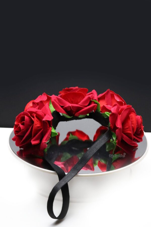 Queen Donna Purple- rose flower headband - Image 10