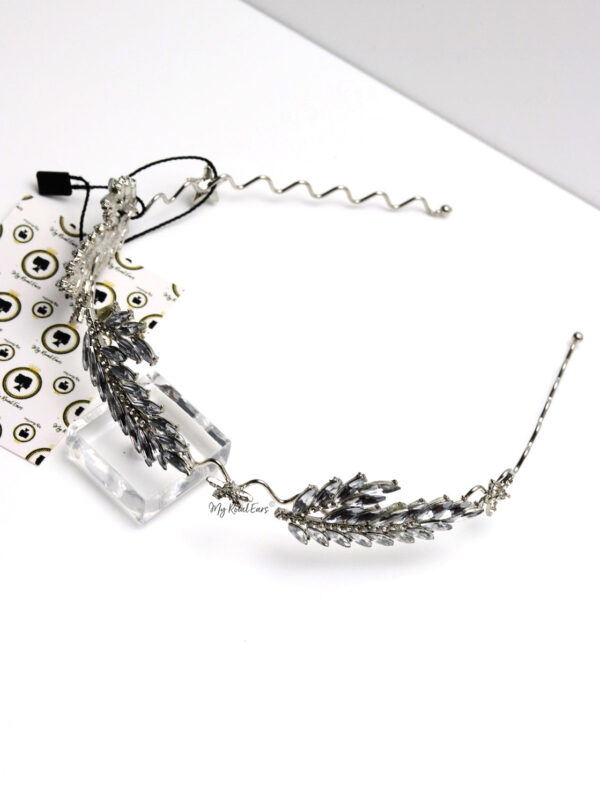 Queen Grace– fairy feather crystal headband