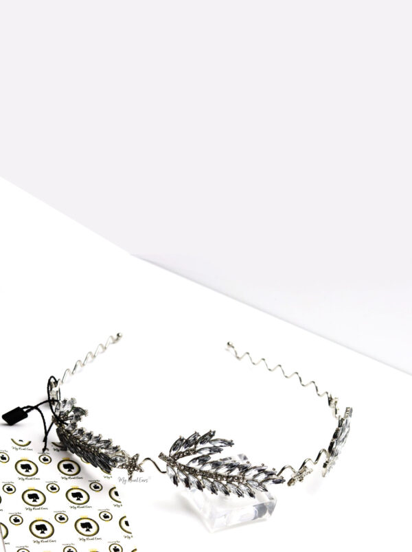 Queen Grace– fairy feather crystal headband - Image 5
