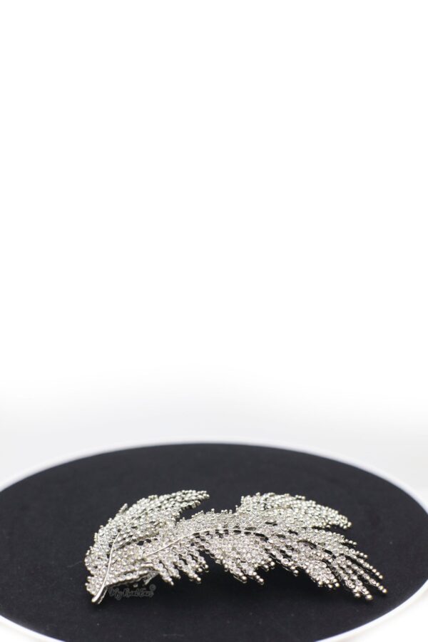 Queen Kelly- rhinestone feather hair Pin - My Roial Ears LTD