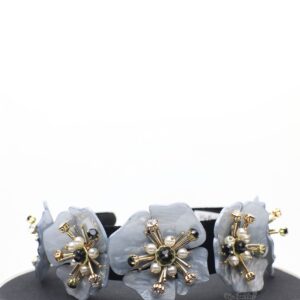 Queen Alexandra- statement acrylic flower headband - My Roial Ears LTD