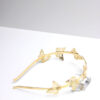 Queen Makeda- gold small butterfly headband - Image 12