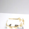 Queen Makeda- gold small butterfly headband - Image 9