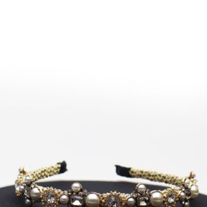 Queen Matilda- crystal baroque pearl headband - My Roial Ears LTD