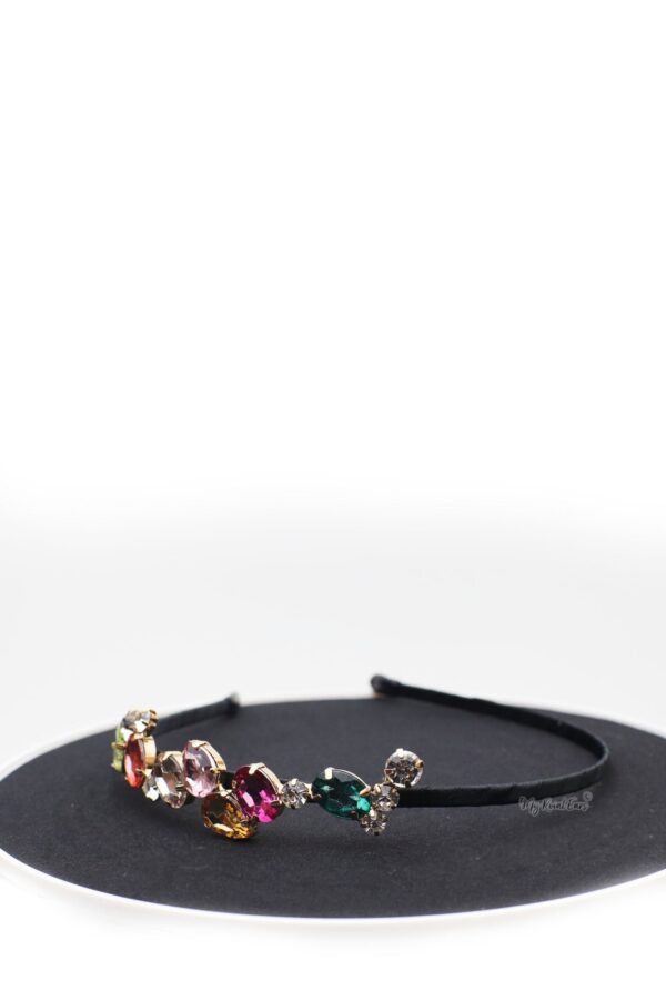 Queen Majesta-side crystal headband - My Roial Ears LTD