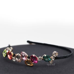 Queen Majesta-side crystal headband - My Roial Ears LTD