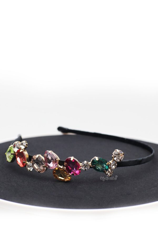 Queen Majesta-side crystal headband - My Roial Ears LTD