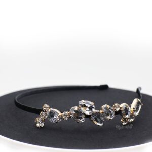 Queen Majesta-side crystal headband - My Roial Ears LTD