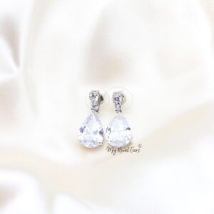 Q.ZARA-exquisite sterling silver drop earrings