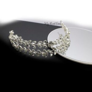 Queen Moria-crystal leaf inspired stunning headpiece