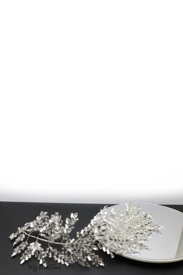 Queen Marcia-leaf inspired crystal headpiece - Image 4
