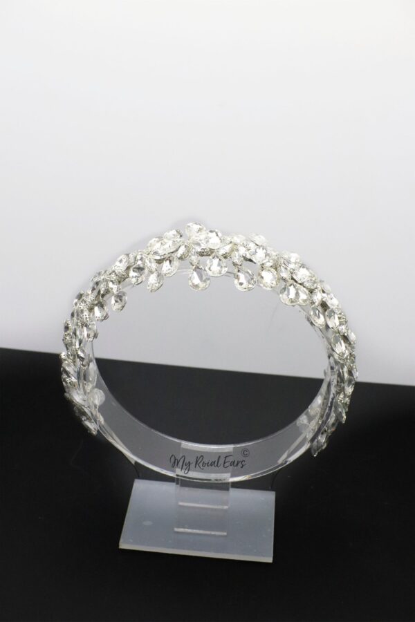 Queen Lovette-handmade crystal bridal headband - Image 5