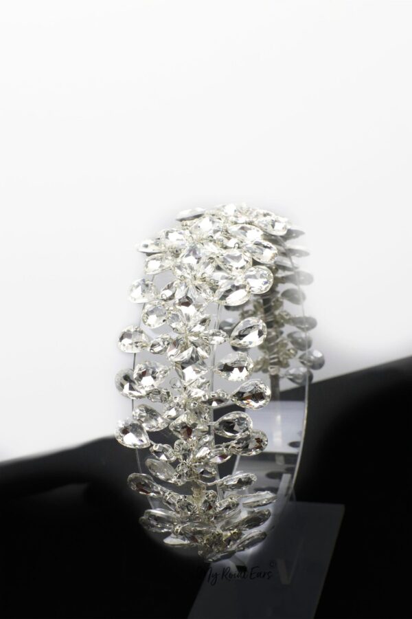 Queen Lovette-handmade crystal bridal headband - Image 7