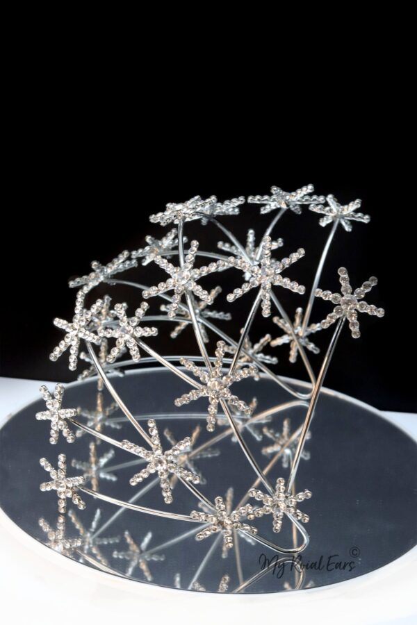 Queen Taja- a diamond embellished star shaped headwear