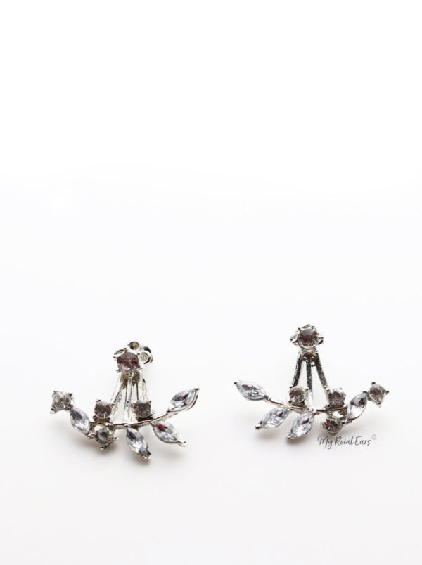 Q.Gwyneth Gold- plated stud earrings - Image 3
