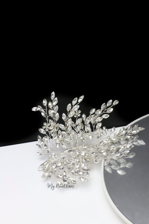 Queen Lovie-pretty crystal bridal headpiece - Image 5