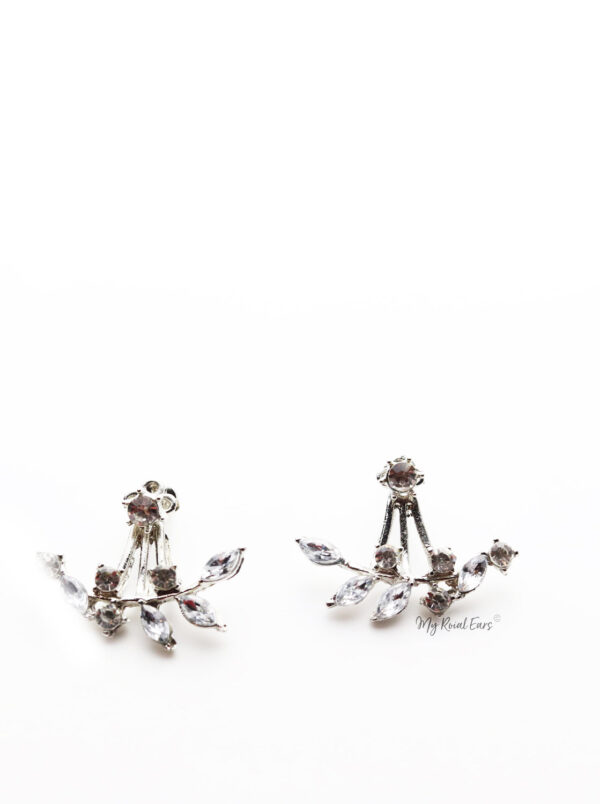 Q.Gwyneth- silver plated stud earrings - Image 2