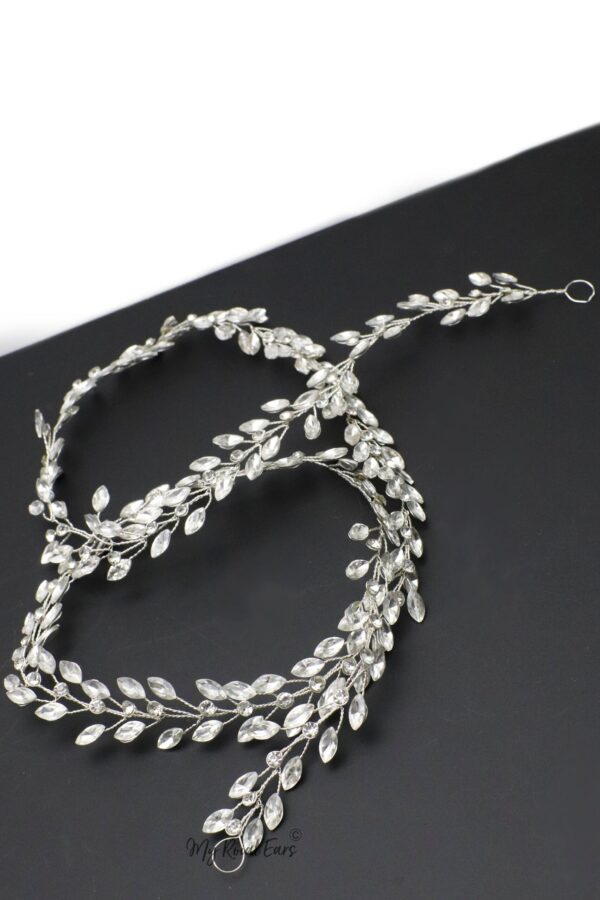 Queen Josephine-crystal flexible bridal headpiece - Image 3