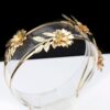 Queen Titania-gold floral headband - Image 7