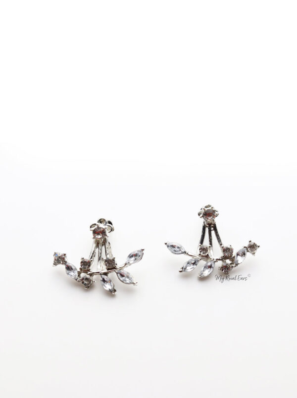 Q.Gwyneth- silver plated stud earrings - Image 3