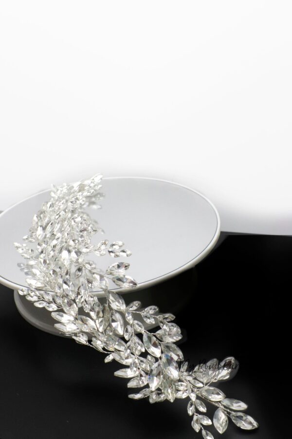 Queen Sonia- dazzling crystal bridal headpiece - Image 3