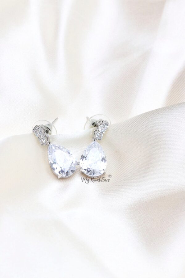 Q.ZARA-exquisite sterling silver drop earrings - Image 2