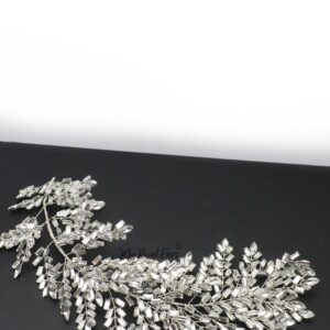 Queen Marcia-leaf inspired crystal headpiece