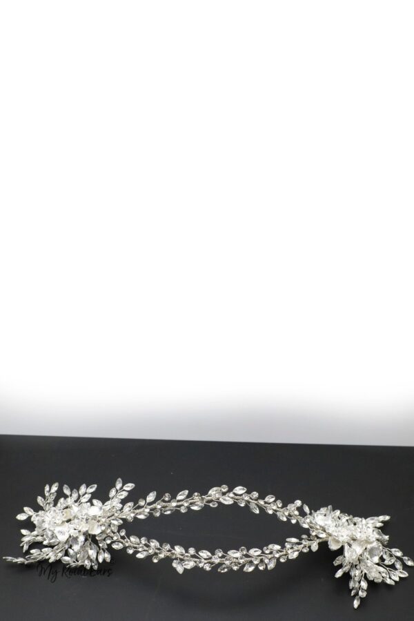 Queen Walda-floral style bridal headpiece