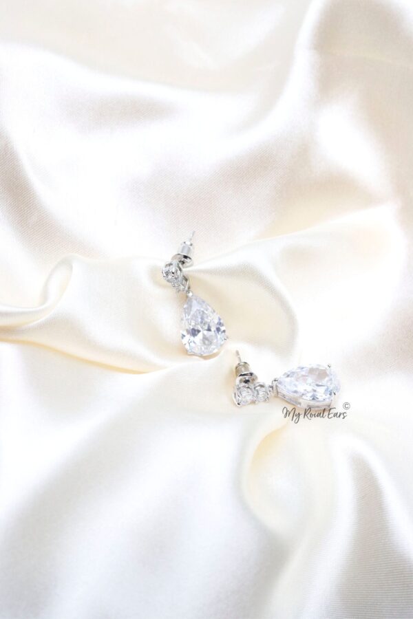 Q.ZARA-exquisite sterling silver drop earrings - Image 3