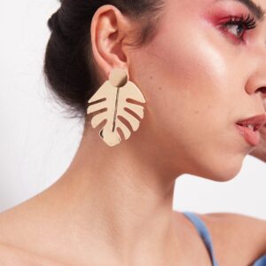 Catasetum- golden 2 n 1 statement stud earrings - My Roial Ears LTD