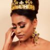 Queen Harriet-Baroque Cross Tiara and Earring Set - My Roial Ears LTD