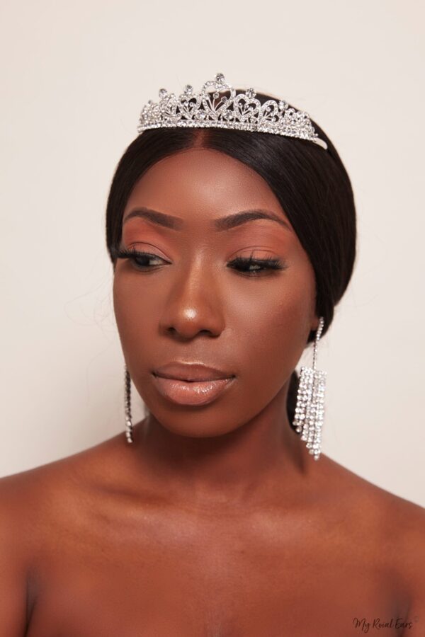 Queen Pania- an exquisite silver heart crystal tiara - My Roial Ears LTD