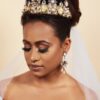 Queen Simone- exquisite bridal tiara and earring set - My Roial Ears LTD
