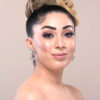 Q.URSULA- handmade elegance drop statement bridal stud earrings - My Roial Ears LTD