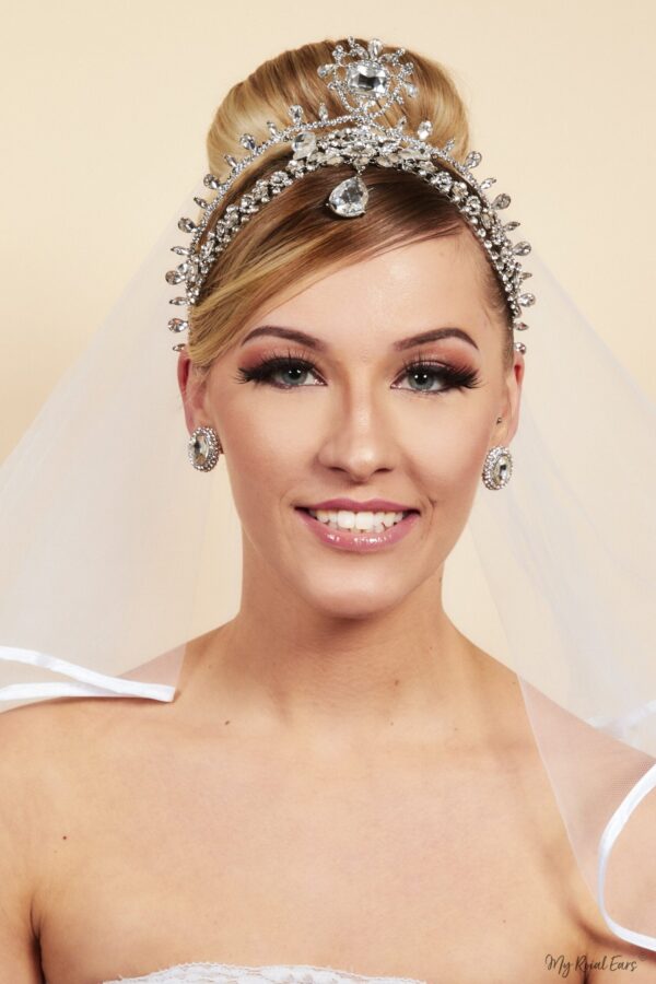 Queen Coco- silver plated statement head chain - My Roial Ears LTD