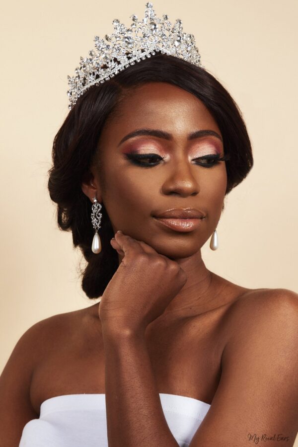 Queen Katharine-rhinestone crystal tiara - My Roial Ears LTD