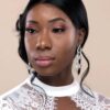 Q.Savannah-long crystal statement drop earrings - My Roial Ears LTD