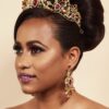 Queen Eva- royal gold red crown and earring Set - My Roial Ears LTD