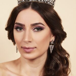 Queen Rosalind-a royal antique crystal metal crown - My Roial Ears LTD