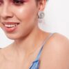 Erica- cute flower stud fur ball stud earrings - My Roial Ears LTD