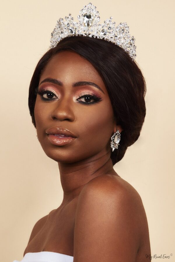 Queen Audrey-an exquisite crystal stone tiara - My Roial Ears LTD