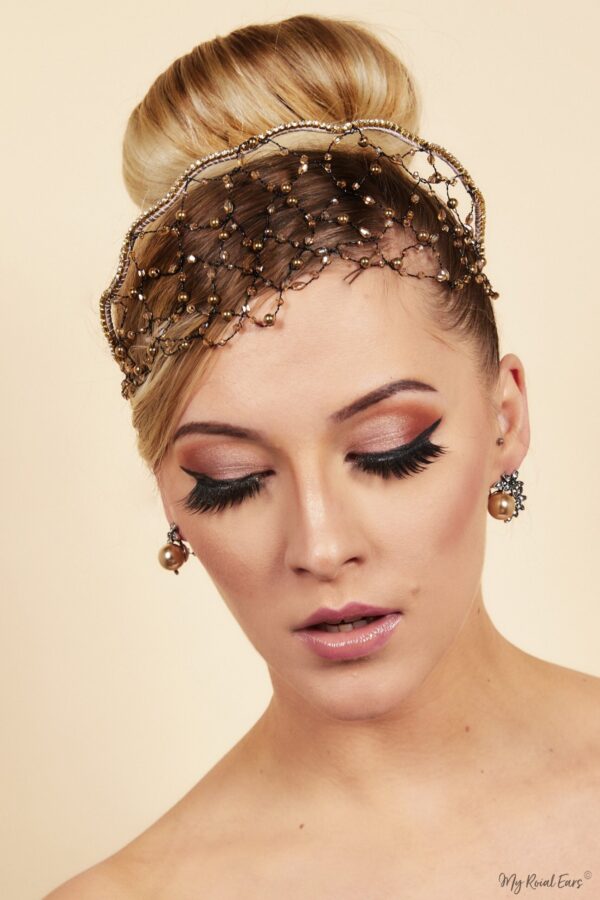 Queen Wangari-stunning embellished wired headpiece - My Roial Ears LTD