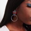 Lotus Flower- bubble bee stud and hoop earrings - My Roial Ears LTD