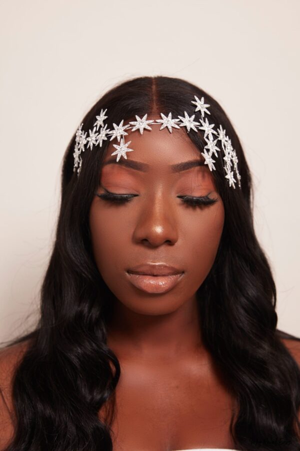 Queen Tegla-silver star shaped headband - My Roial Ears LTD