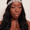 Queen Malala- dazzling silver floral headband - My Roial Ears LTD