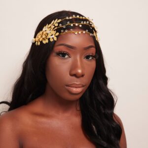 Queen Angelou-an angelic golden wire headband - My Roial Ears LTD