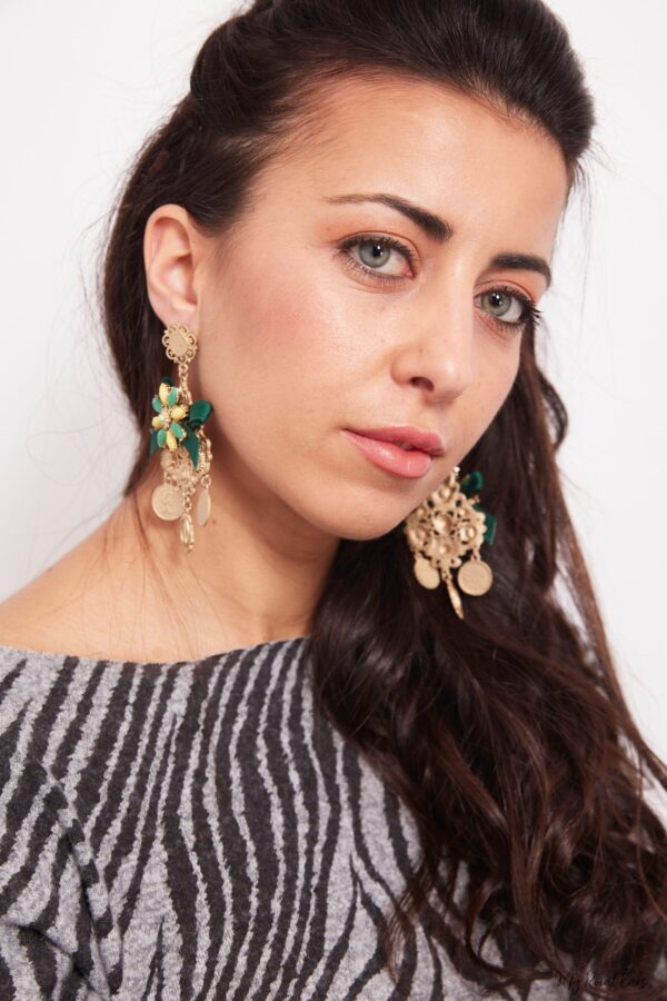 Petunia- runway baroque statement earrings - My Roial Ears LTD