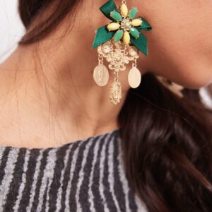 Petunia- runway baroque statement earrings - My Roial Ears LTD