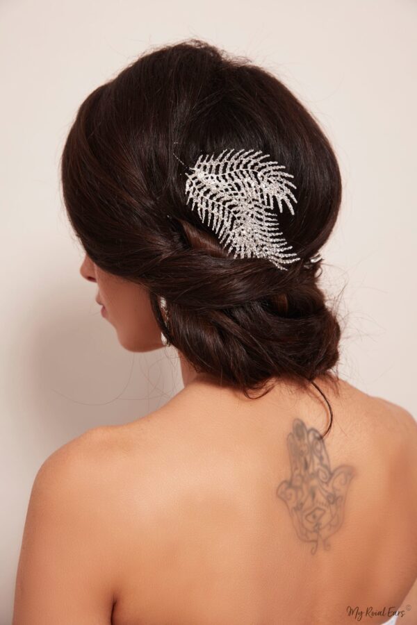 Queen Mandy-crystal feather headpiece - My Roial Ears LTD
